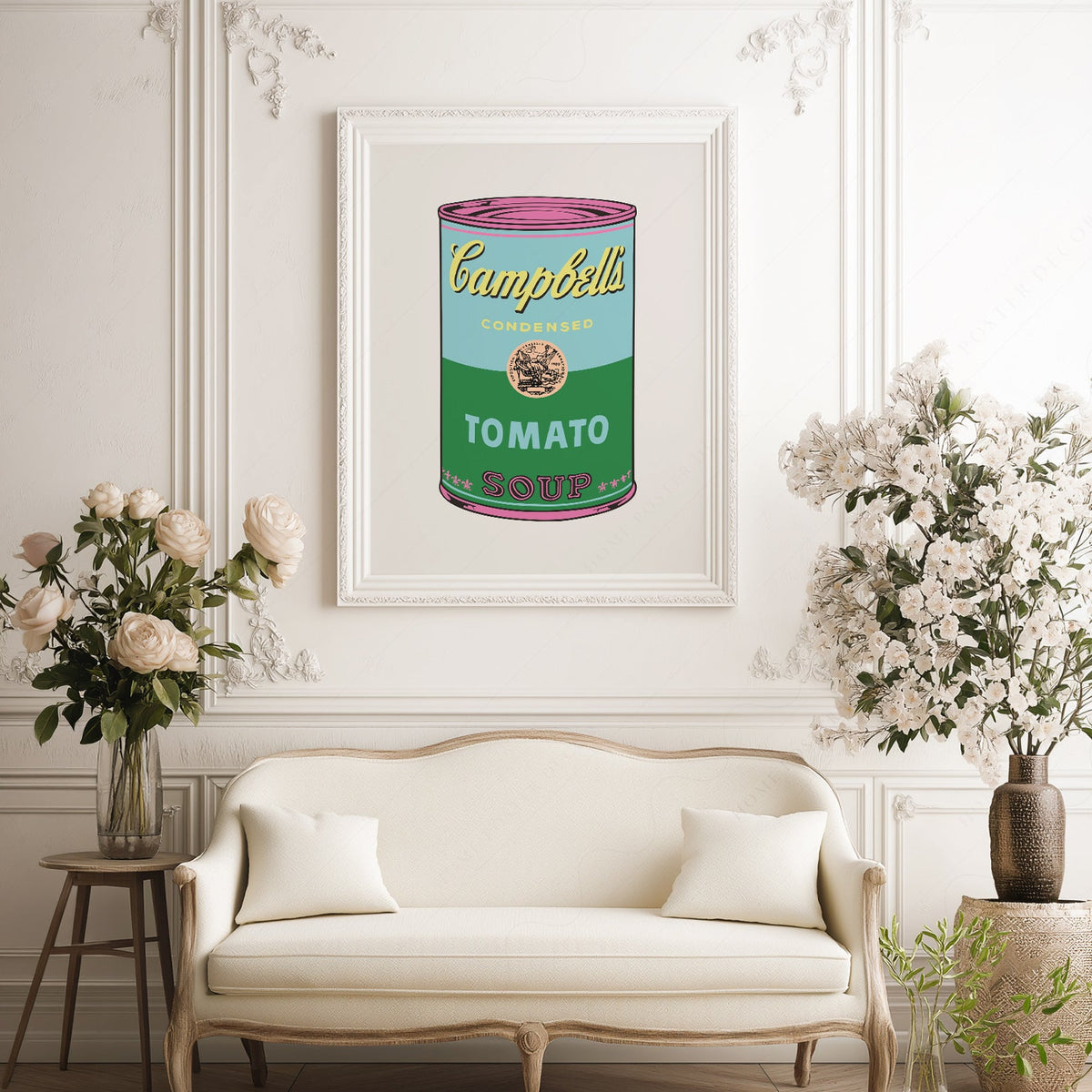 Andy Warhol Campbell's Soup Can Art Print – Pop Art Wall Decor Poster