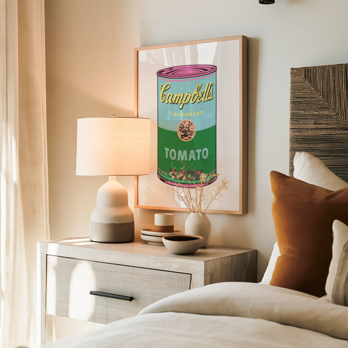 Andy Warhol Campbell's Soup Can Art Print – Pop Art Wall Decor Poster