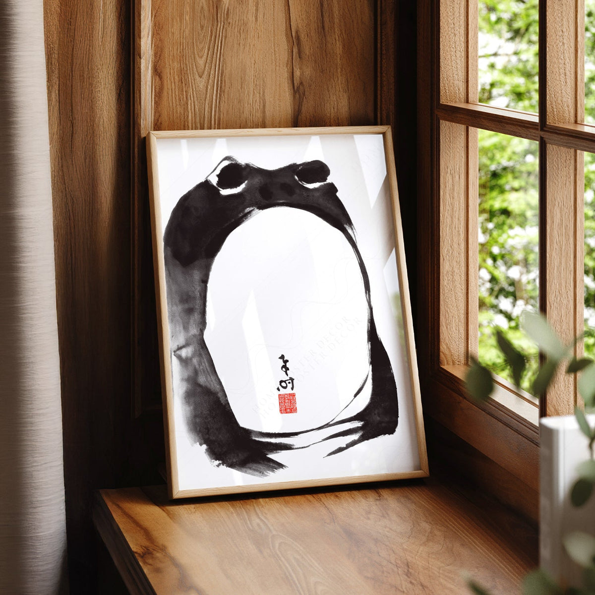 Reproduction Grenouille Matsumoto Hoji – Affiche d'art mural ukiyo-e japonais