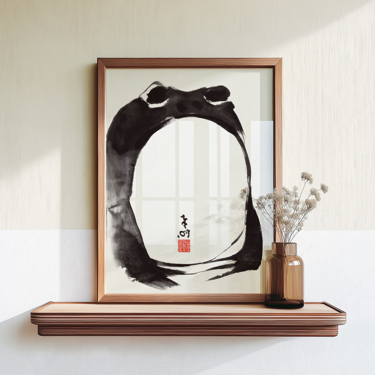 Reproduction Grenouille Matsumoto Hoji – Affiche d'art mural ukiyo-e japonais