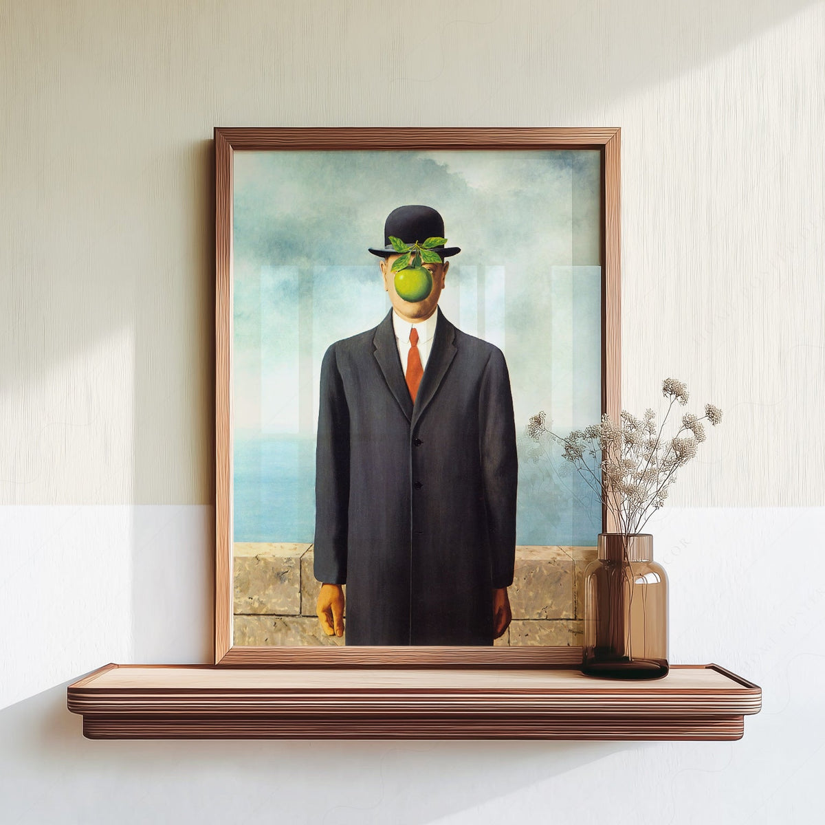 René Magritte The Son of Man Art Print – Surrealist Wall Art Poster