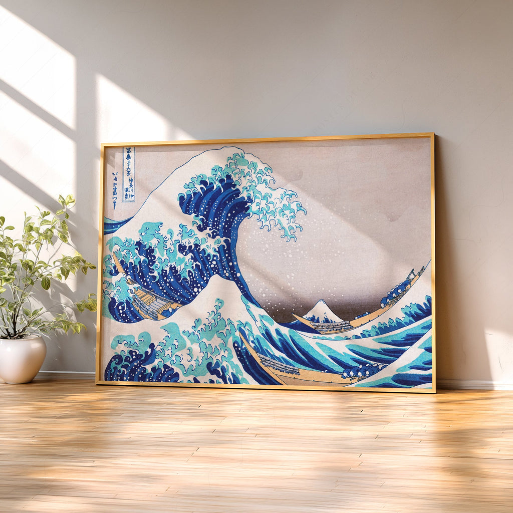 Katsushika Hokusai, The Great Wave off Kanagawa,  Japanese Ukiyo-e Wall Art