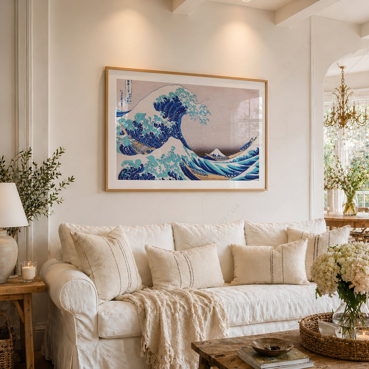 Katsushika Hokusai, The Great Wave off Kanagawa,  Japanese Ukiyo-e Wall Art
