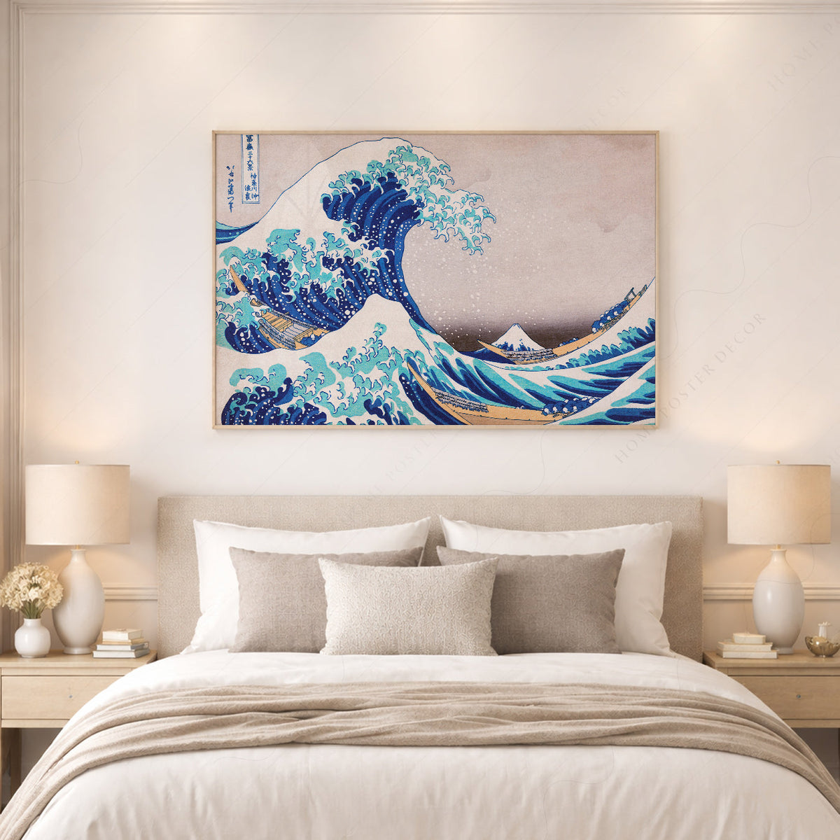 Katsushika Hokusai, The Great Wave off Kanagawa,  Japanese Ukiyo-e Wall Art