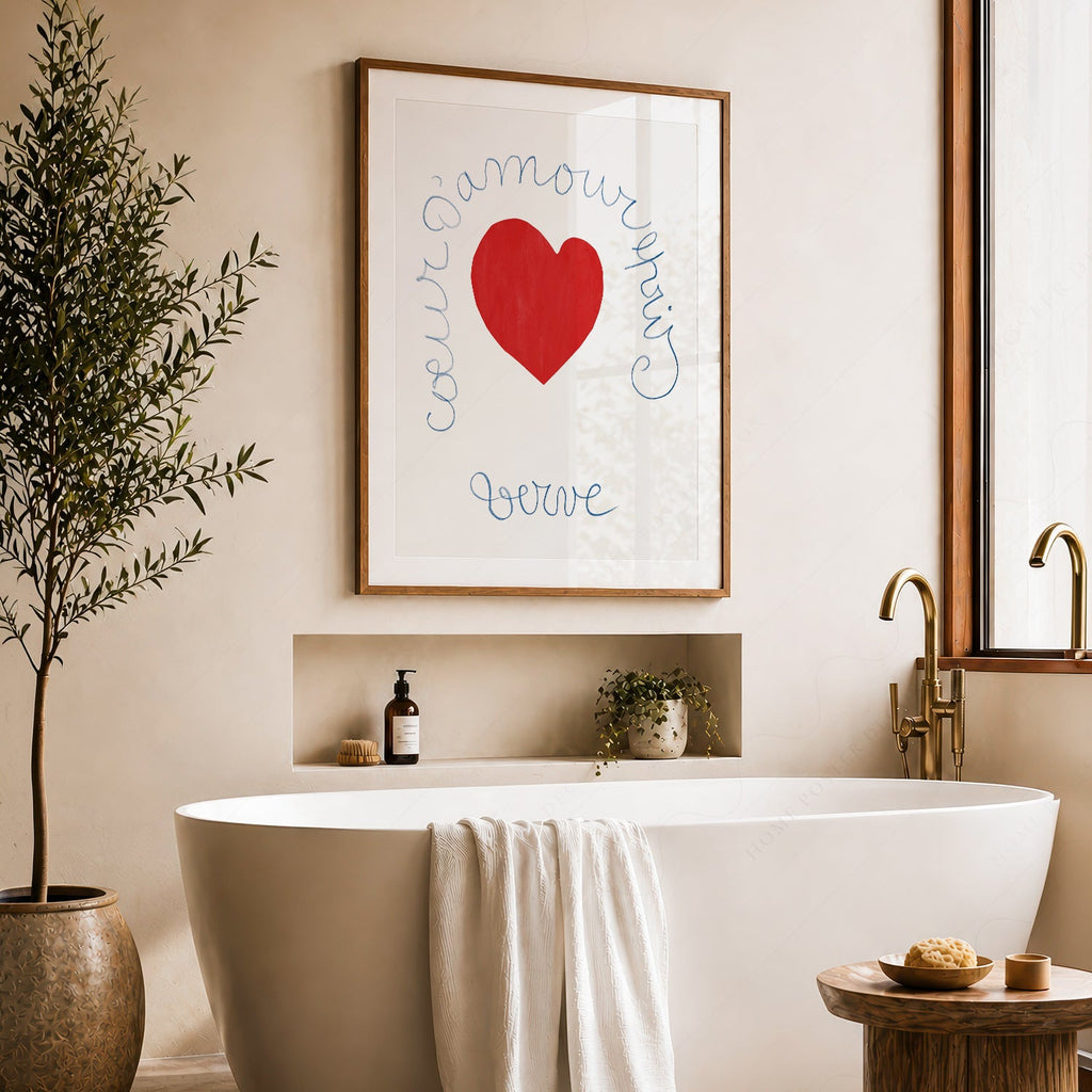 Henri Matisse Coeur d'Amour Epris Art Print – Verve Heart Poster