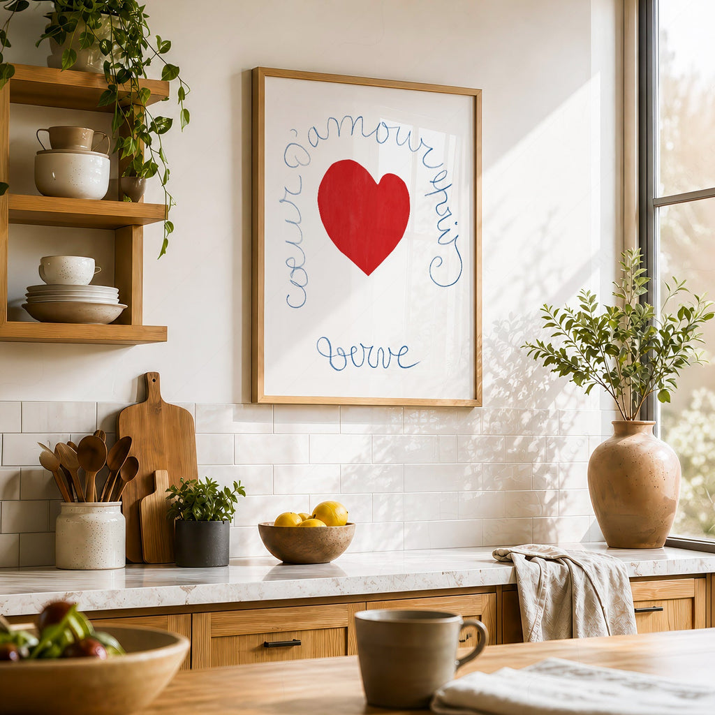 Henri Matisse Coeur d'Amour Epris Art Print – Verve Heart Poster