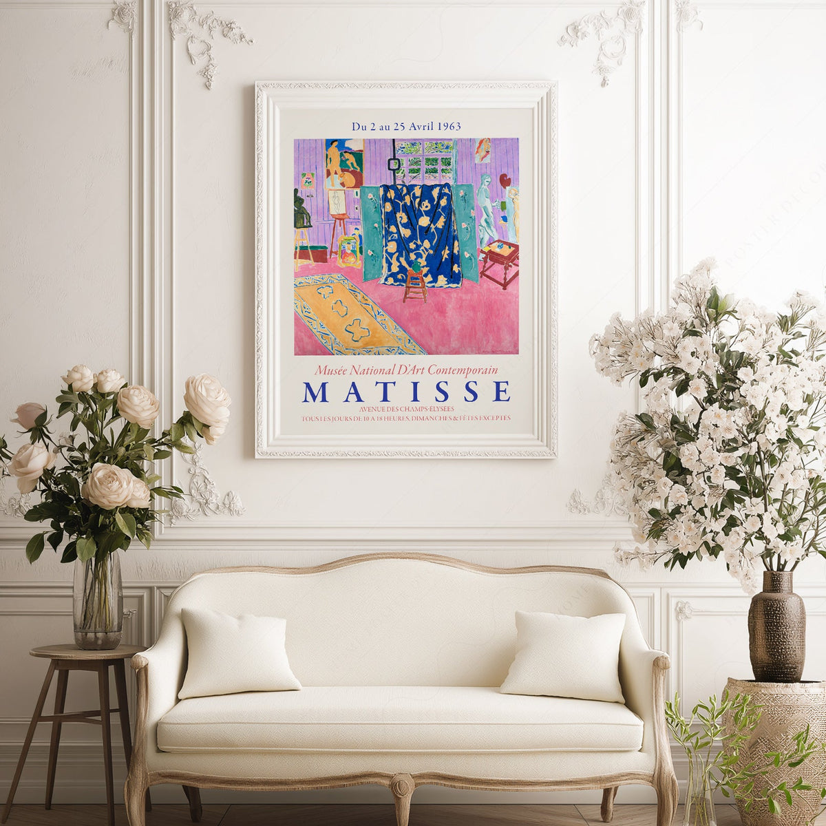 Henri Matisse The Pink Studio Exhibition Poster – Modern Wall Art Print