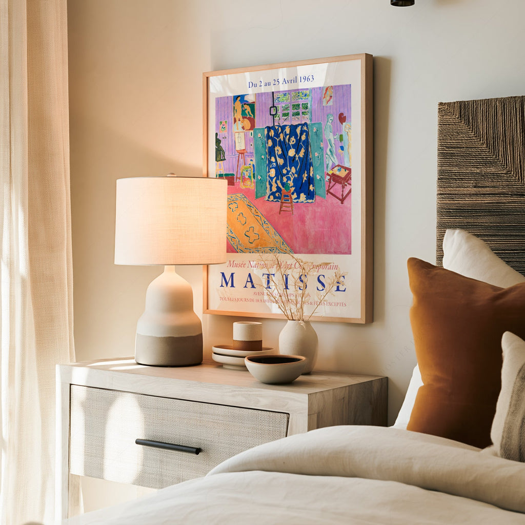 Henri Matisse The Pink Studio Exhibition Poster – Modern Wall Art Print