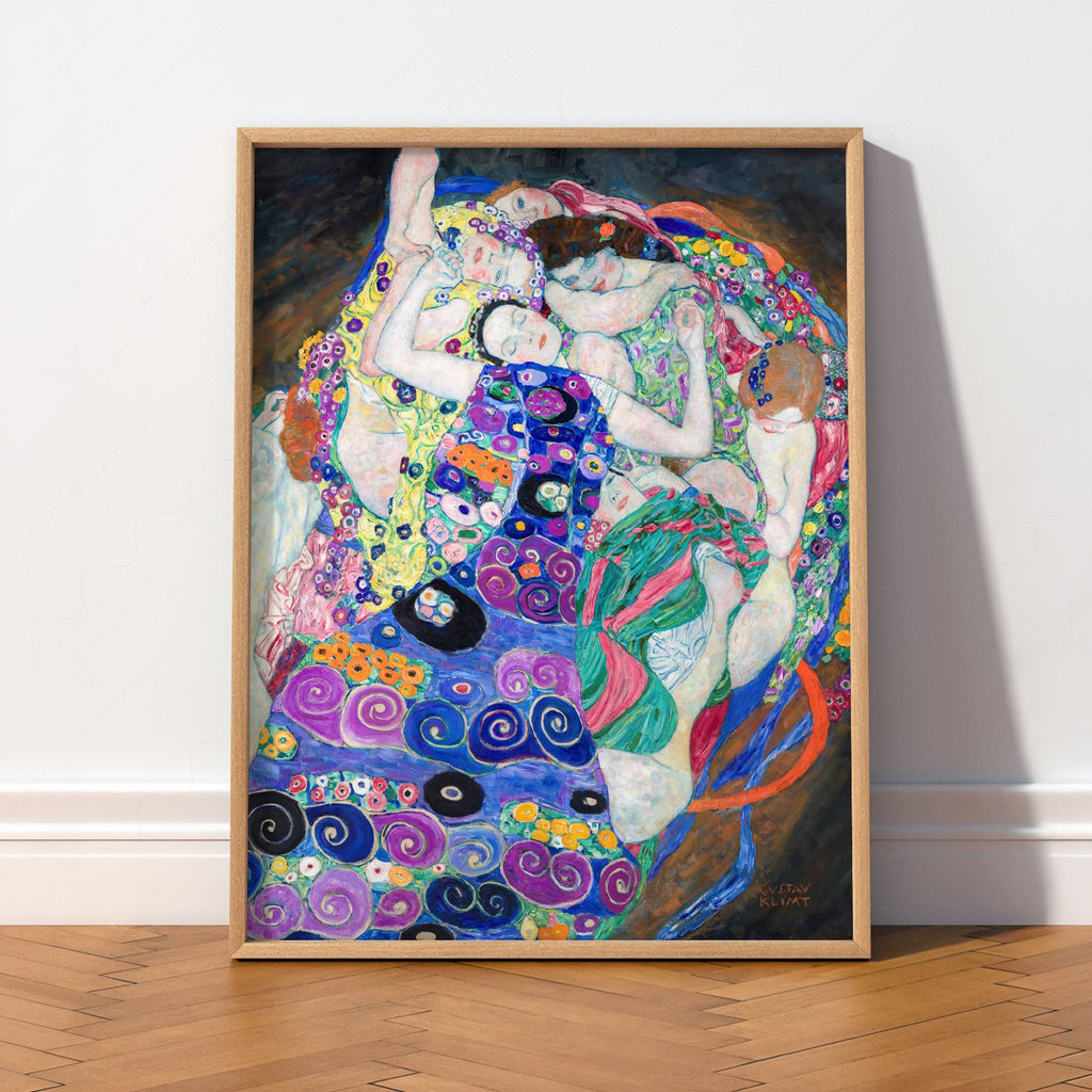 Estampe Gustav Klimt La Vierge – Affiche décorative Art nouveau