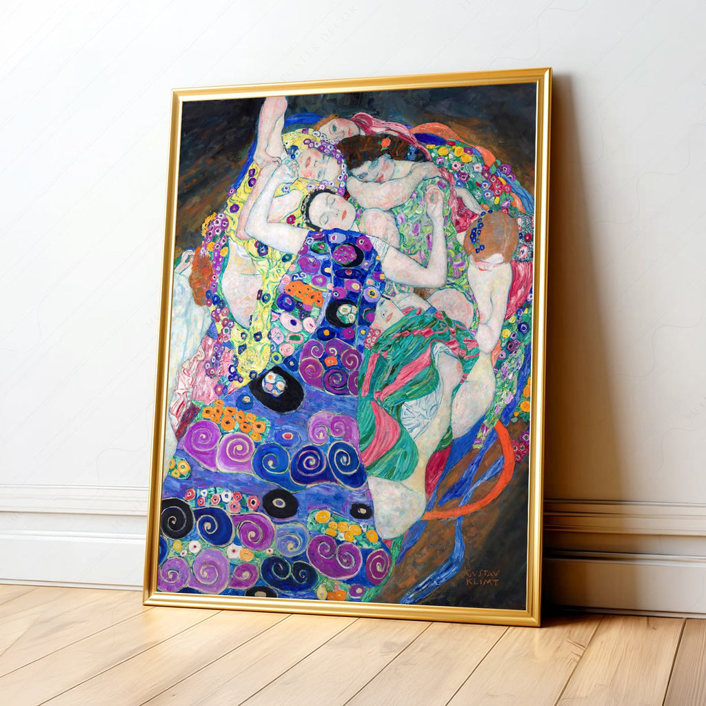 Estampe Gustav Klimt La Vierge – Affiche décorative Art nouveau