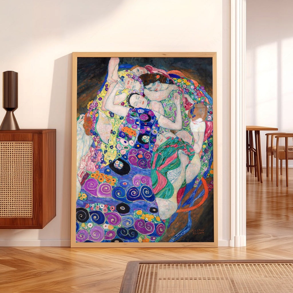 Estampe Gustav Klimt La Vierge – Affiche décorative Art nouveau