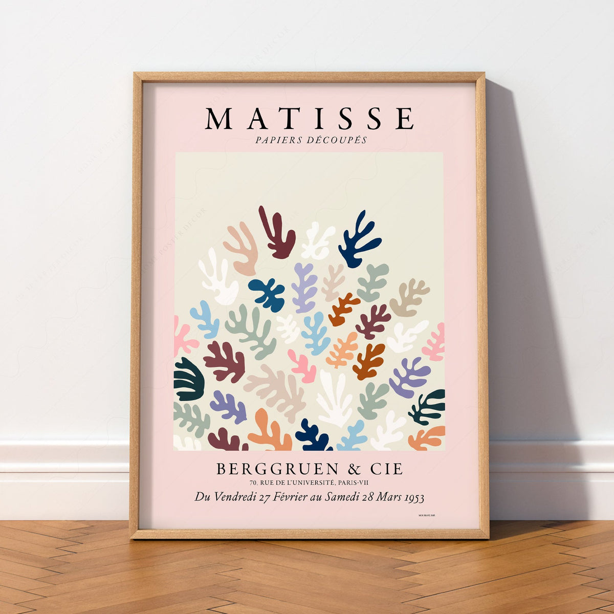 Henri Matisse Papiers Découpés Affiche d'Exposition – Reproduction d'Art Moderne