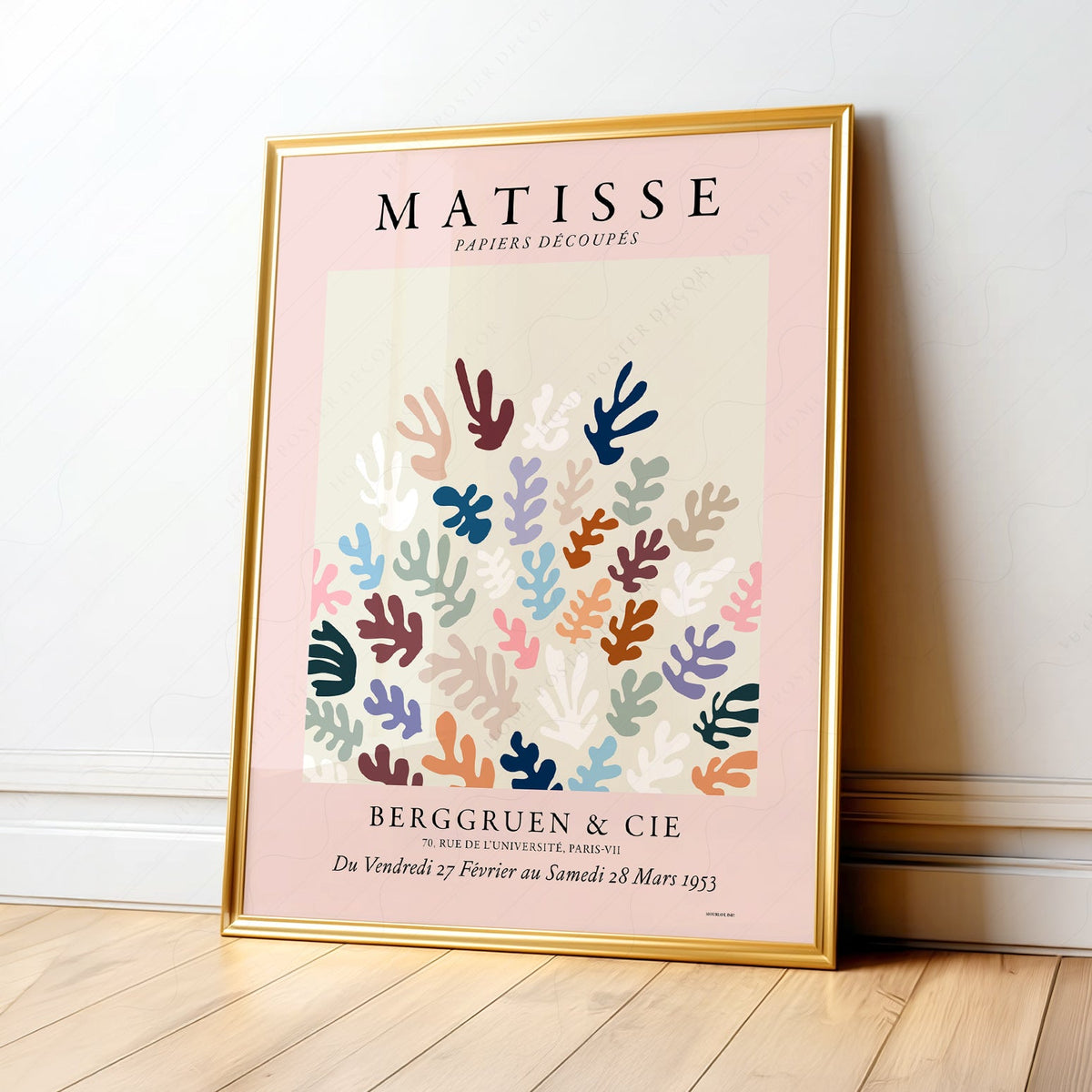 Henri Matisse Papiers Découpés Affiche d'Exposition – Reproduction d'Art Moderne