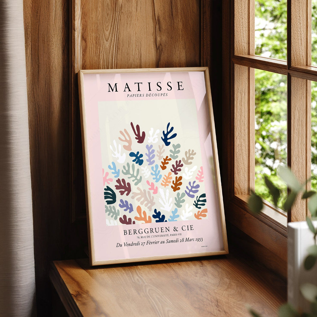 Henri Matisse Papiers Découpés Affiche d'Exposition – Reproduction d'Art Moderne