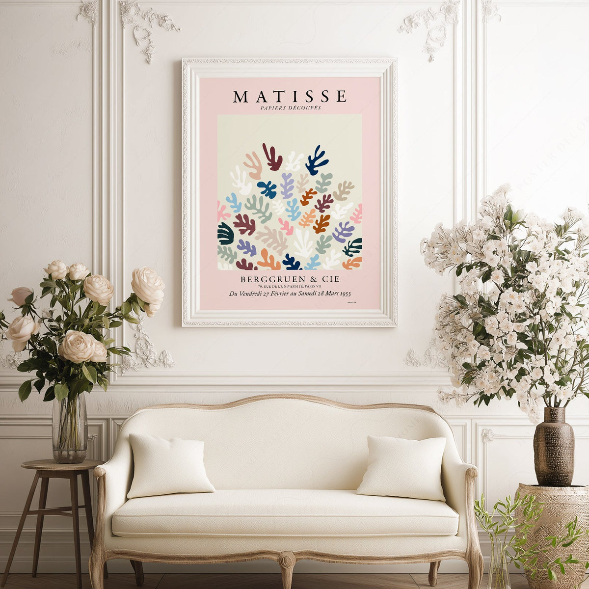 Henri Matisse Papiers Découpés Affiche d'Exposition – Reproduction d'Art Moderne