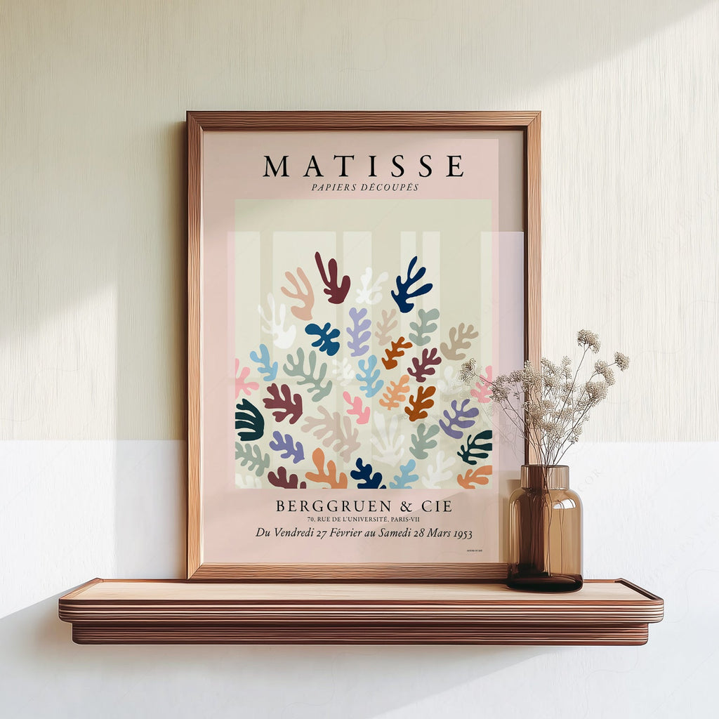 Henri Matisse Papiers Découpés Affiche d'Exposition – Reproduction d'Art Moderne