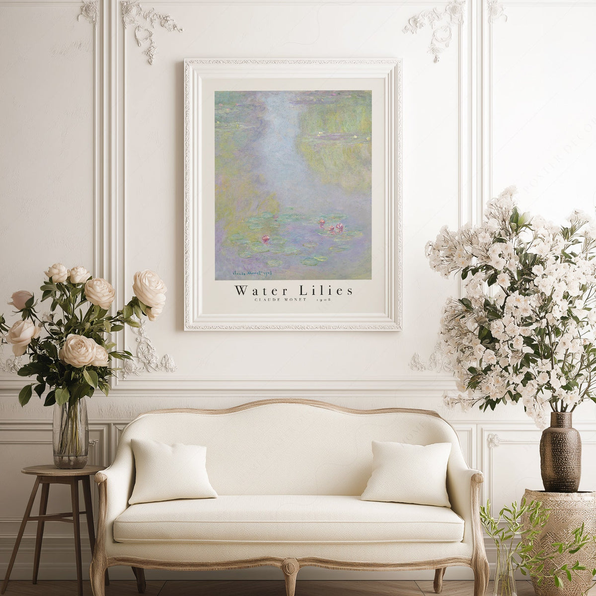 Claude Monet Water Lilies 1908 Art Print – Classic Wall Decor Poster