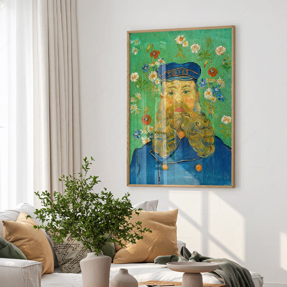 Vincent Van Gogh Portrait of Joseph Roulin Art Print – Famous Painting Wall Art