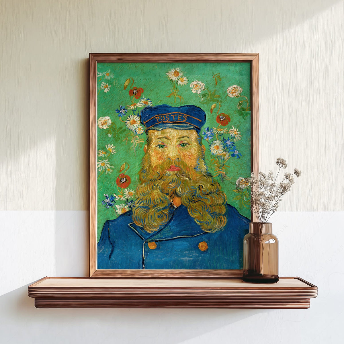 Vincent Van Gogh Portrait of Joseph Roulin Art Print – Famous Painting Wall Art