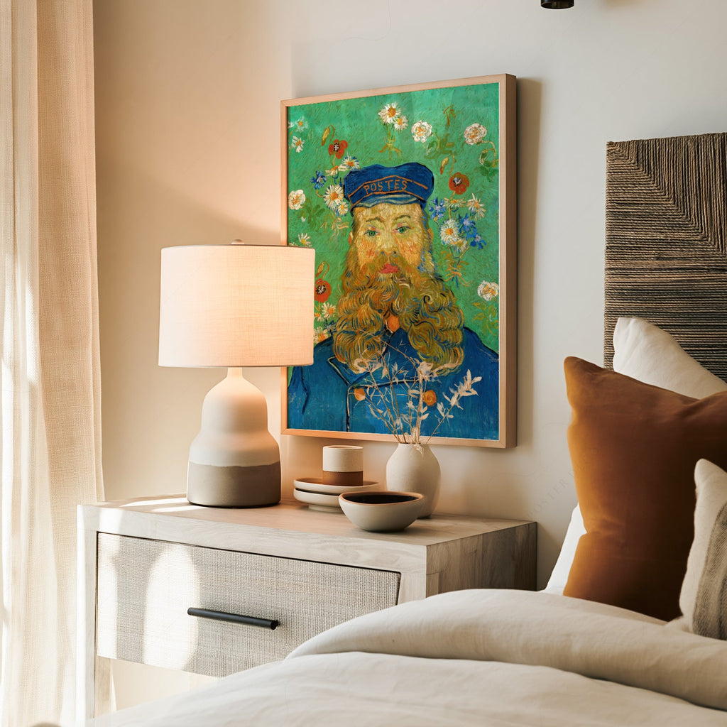 Vincent Van Gogh Portrait of Joseph Roulin Art Print – Famous Painting Wall Art