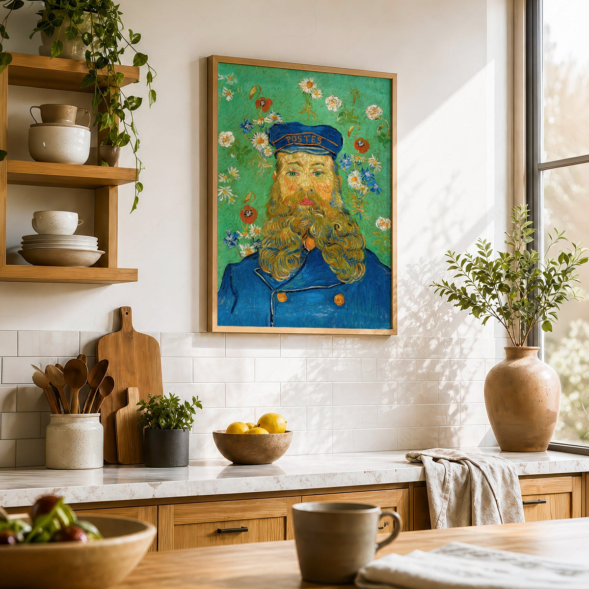 Vincent Van Gogh Portrait of Joseph Roulin Art Print – Famous Painting Wall Art