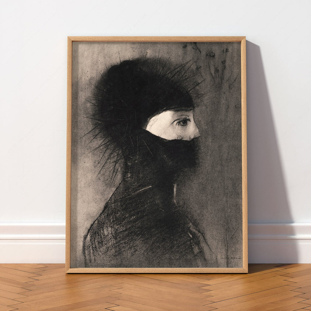 Odilon Redon Armor 1891 Art Print – Dark Symbolist Wall Poster