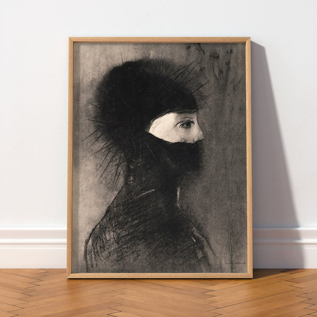 Odilon Redon Armor 1891 Art Print – Dark Symbolist Wall Poster