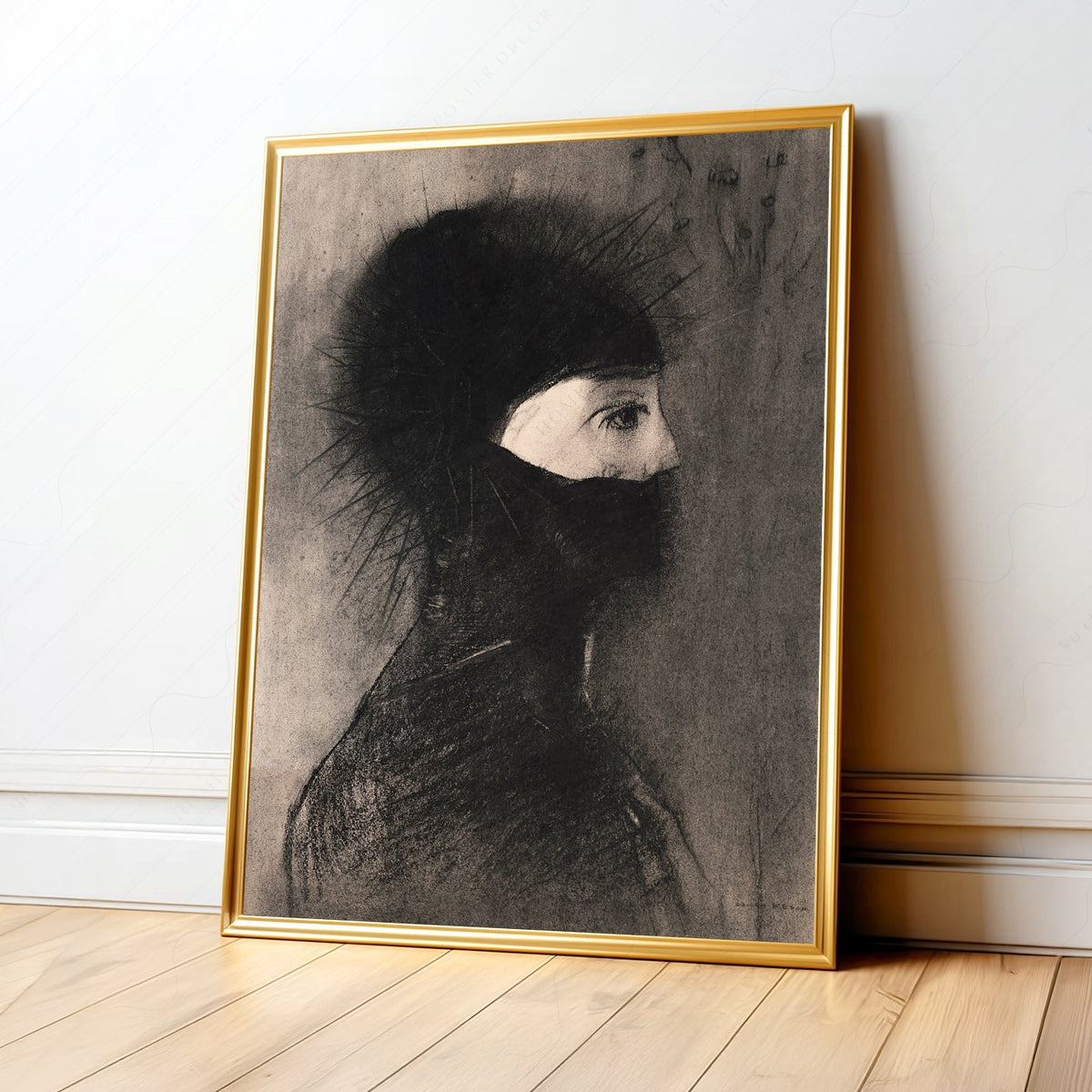 Odilon Redon Armor 1891 Art Print – Dark Symbolist Wall Poster