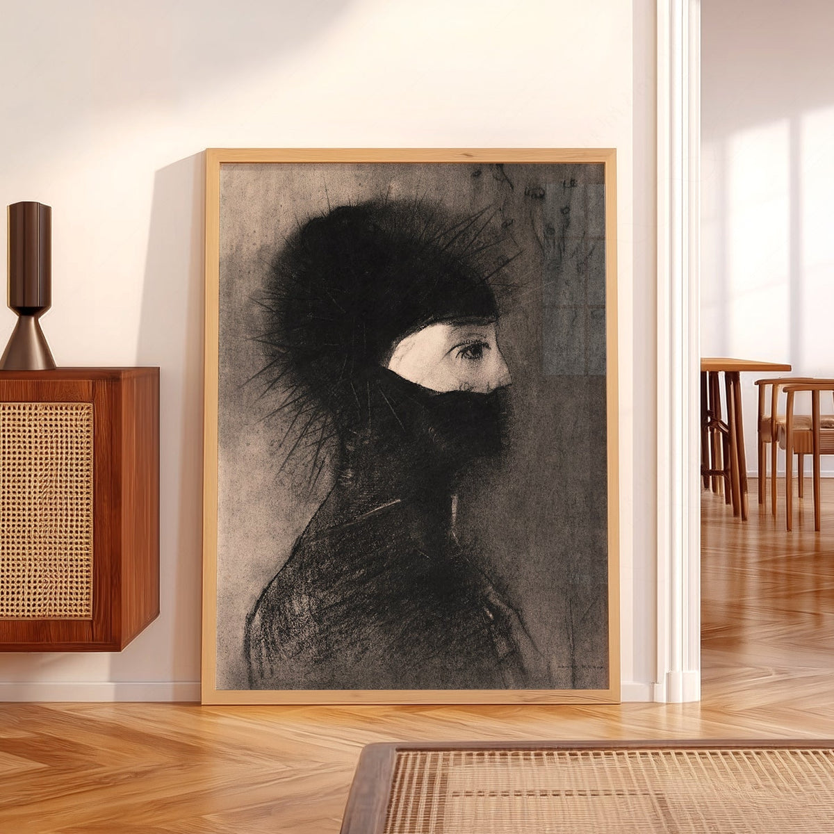 Odilon Redon Armor 1891 Art Print – Dark Symbolist Wall Poster