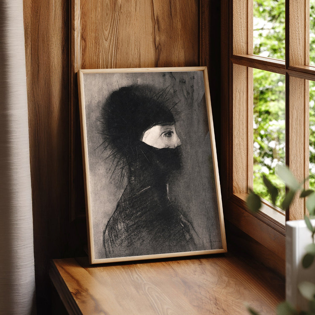 Odilon Redon Armor 1891 Art Print – Dark Symbolist Wall Poster