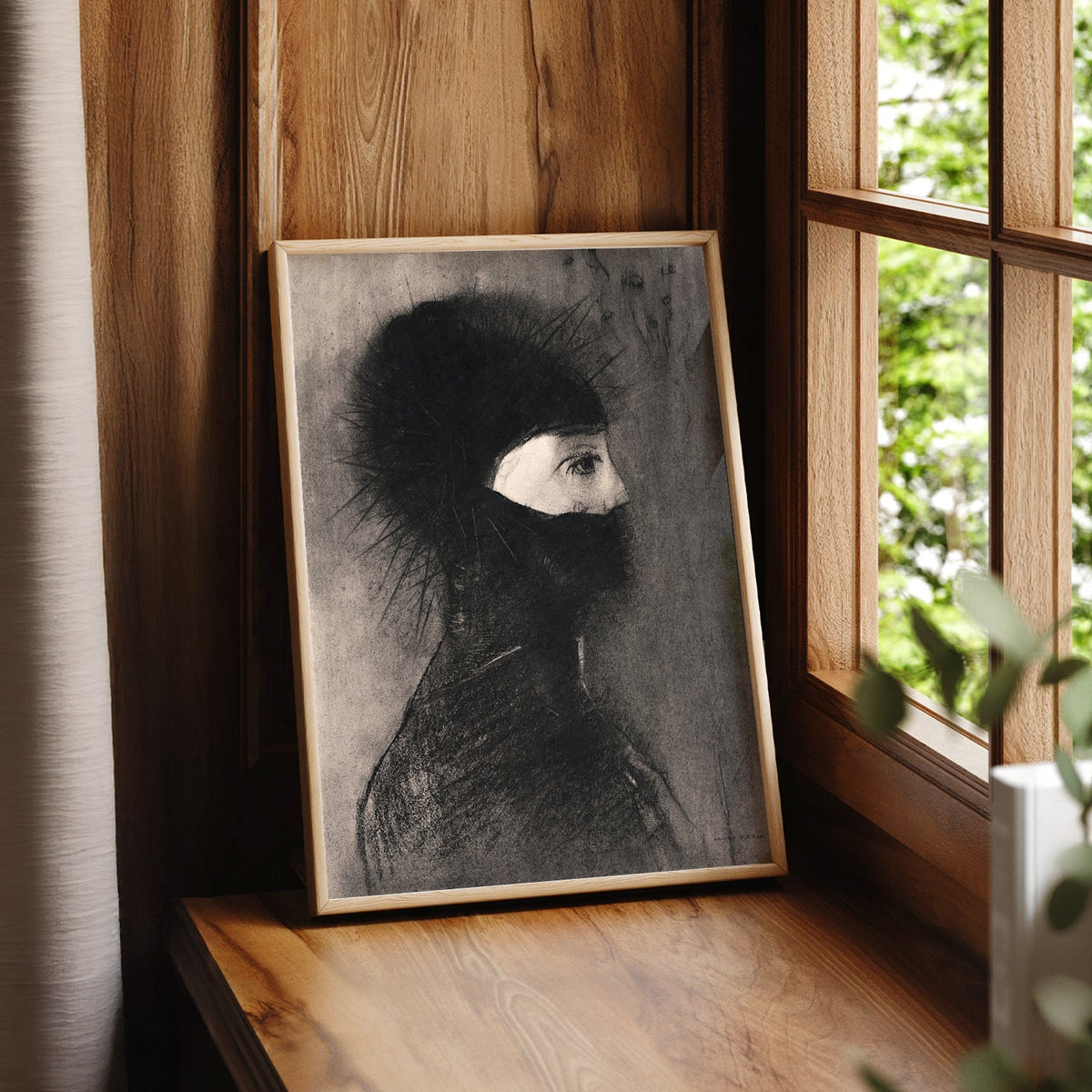 Odilon Redon Armor 1891 Art Print – Dark Symbolist Wall Poster