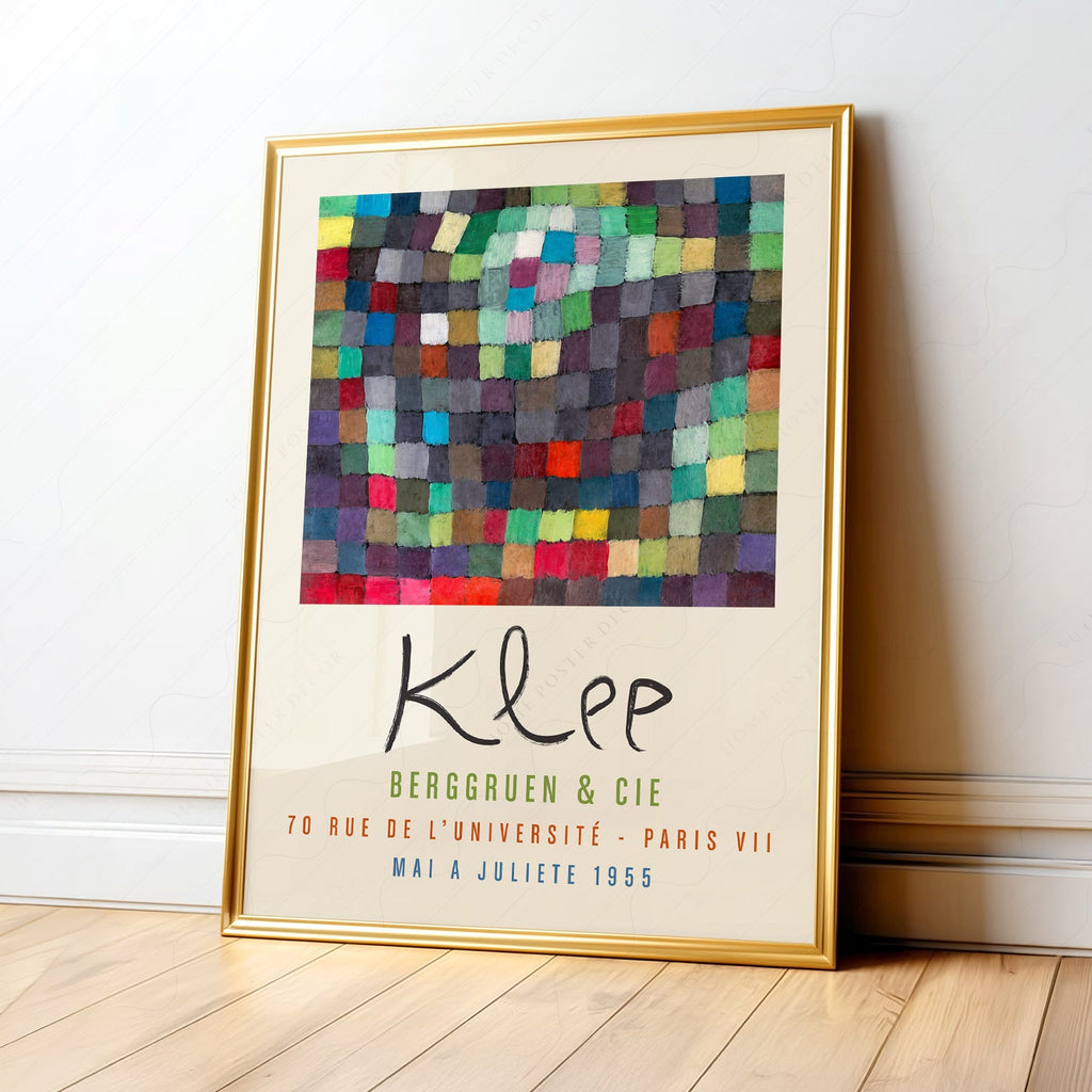 Paul Klee Exhibition Poster Berggruen Paris 1955 – Abstract Wall Art