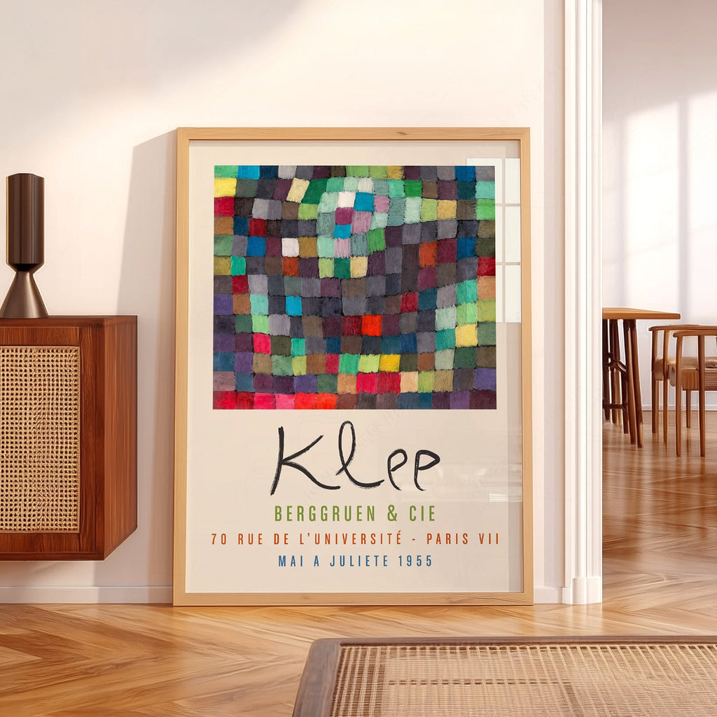 Paul Klee Exhibition Poster Berggruen Paris 1955 – Abstract Wall Art