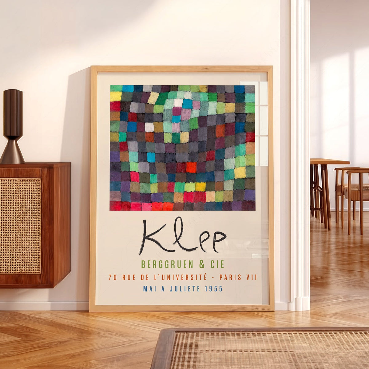 Paul Klee Exhibition Poster Berggruen Paris 1955 – Abstract Wall Art