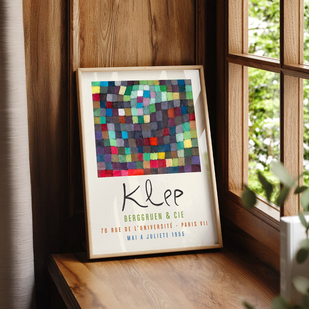 Paul Klee Exhibition Poster Berggruen Paris 1955 – Abstract Wall Art