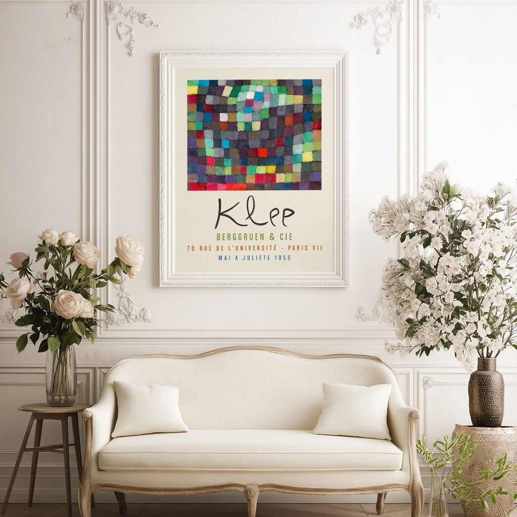 Paul Klee Exhibition Poster Berggruen Paris 1955 – Abstract Wall Art