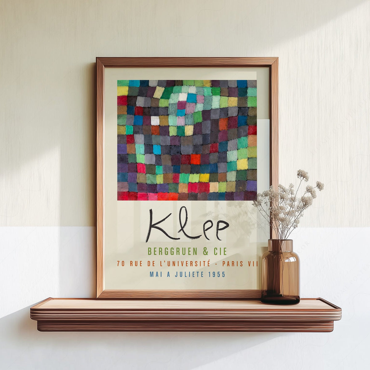 Paul Klee Exhibition Poster Berggruen Paris 1955 – Abstract Wall Art