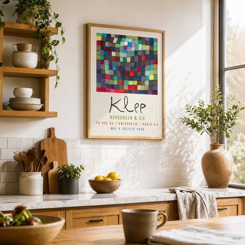 Paul Klee Exhibition Poster Berggruen Paris 1955 – Abstract Wall Art