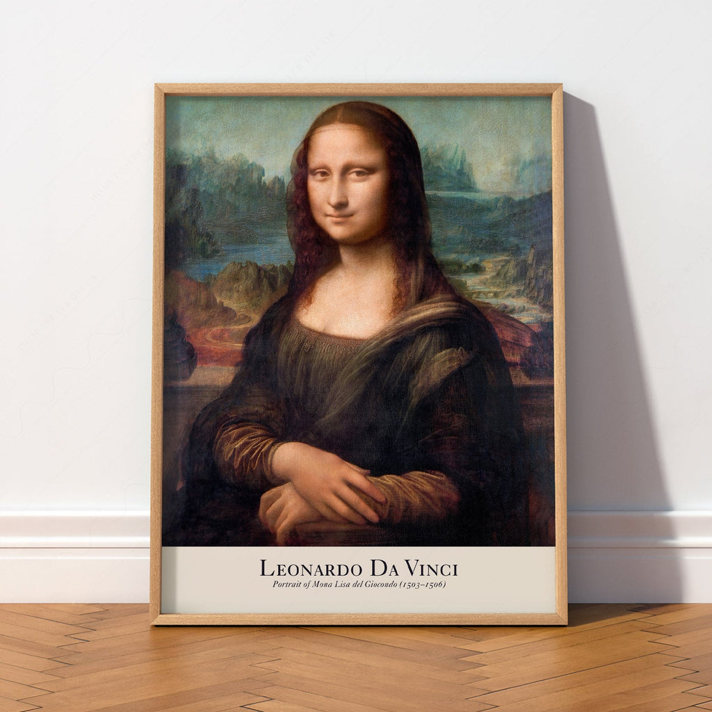 Leonardo da Vinci Mona Lisa Art Print – Renaissance Wall Art Poster
