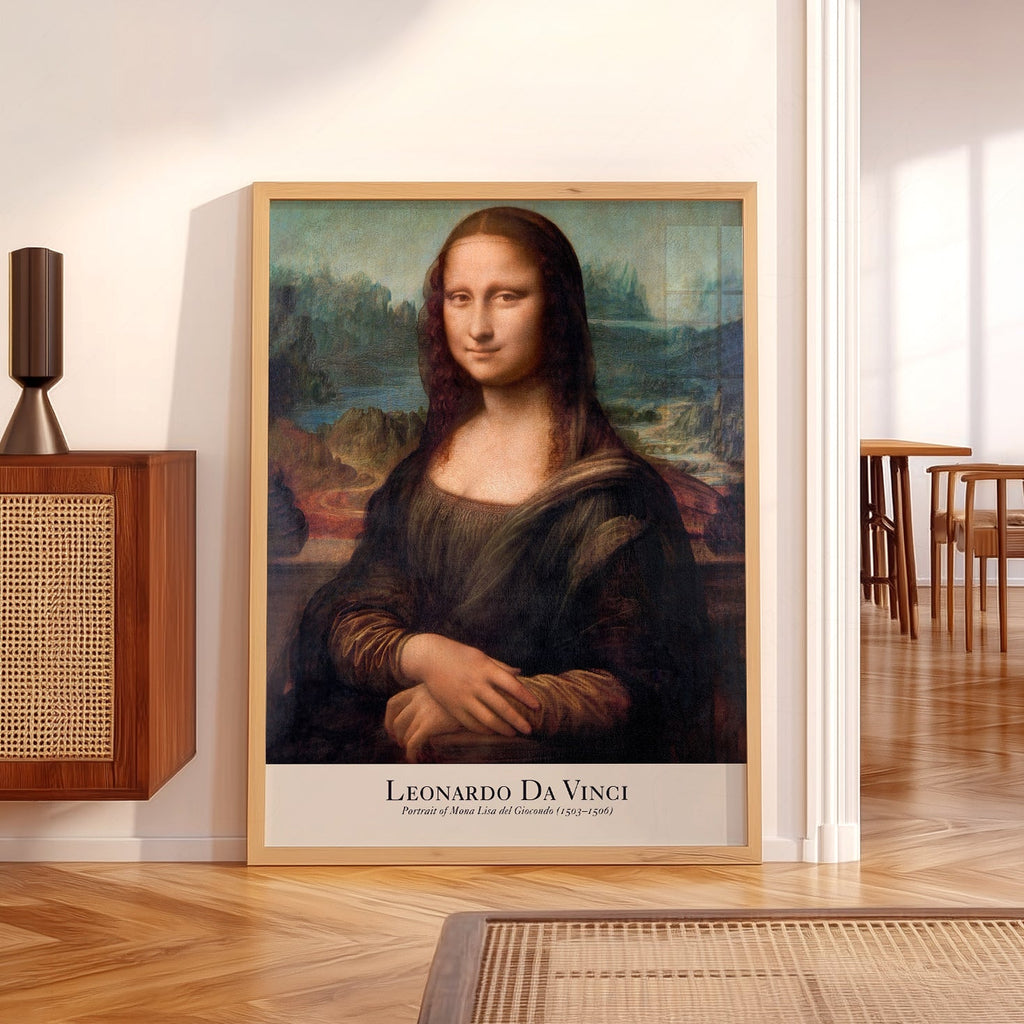 Leonardo da Vinci Mona Lisa Art Print – Renaissance Wall Art Poster