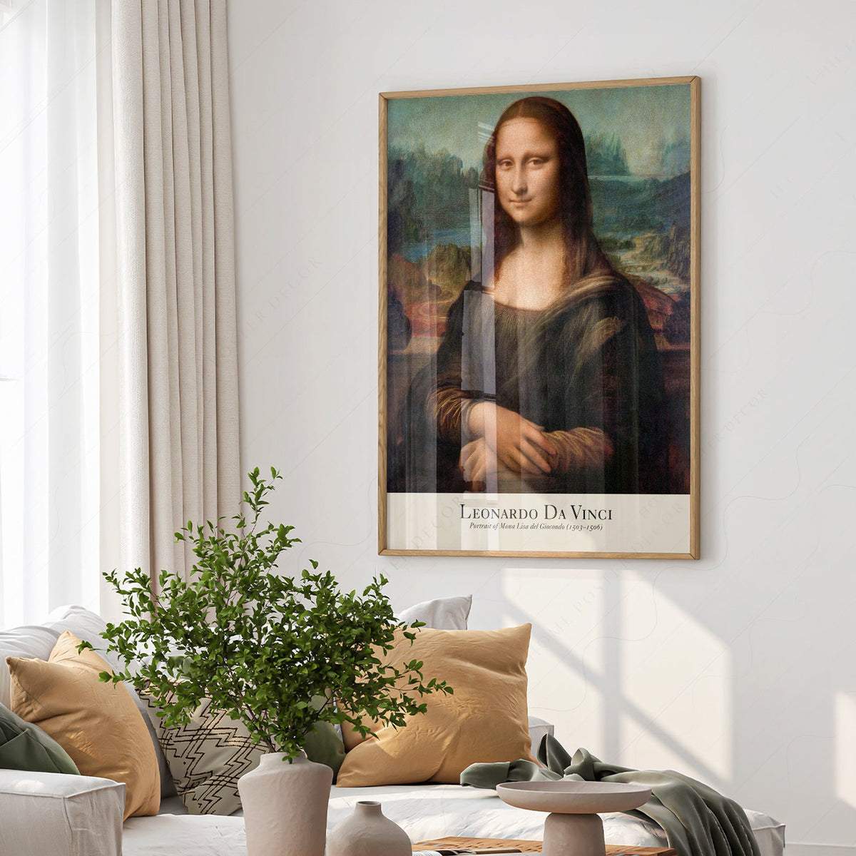 Leonardo da Vinci Mona Lisa Art Print – Renaissance Wall Art Poster