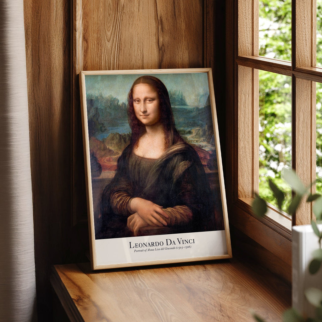 Leonardo da Vinci Mona Lisa Art Print – Renaissance Wall Art Poster