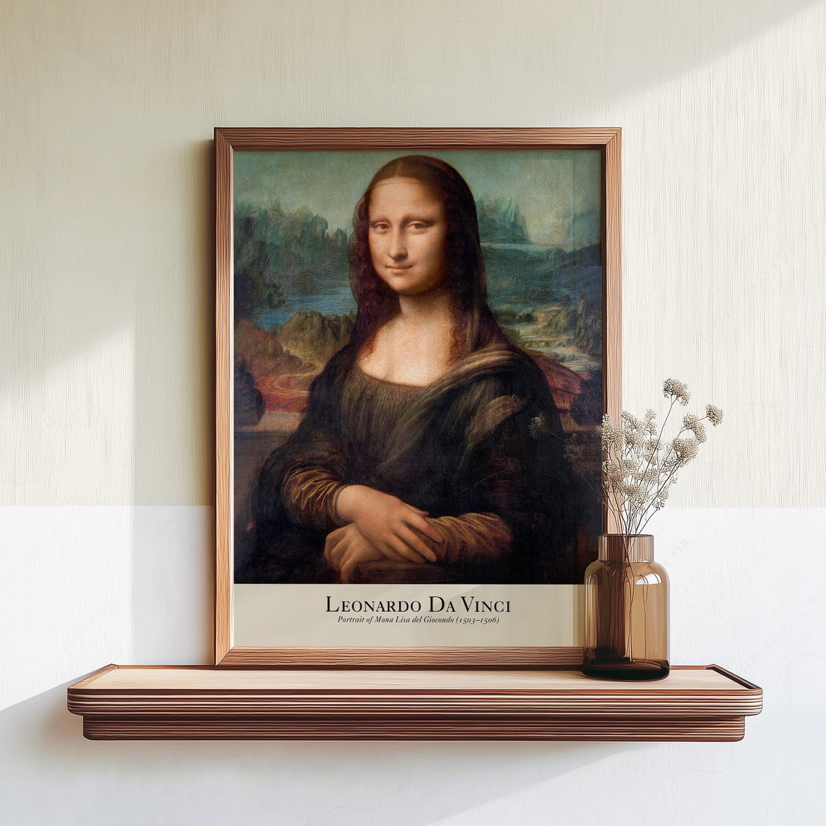 Leonardo da Vinci Mona Lisa Art Print – Renaissance Wall Art Poster