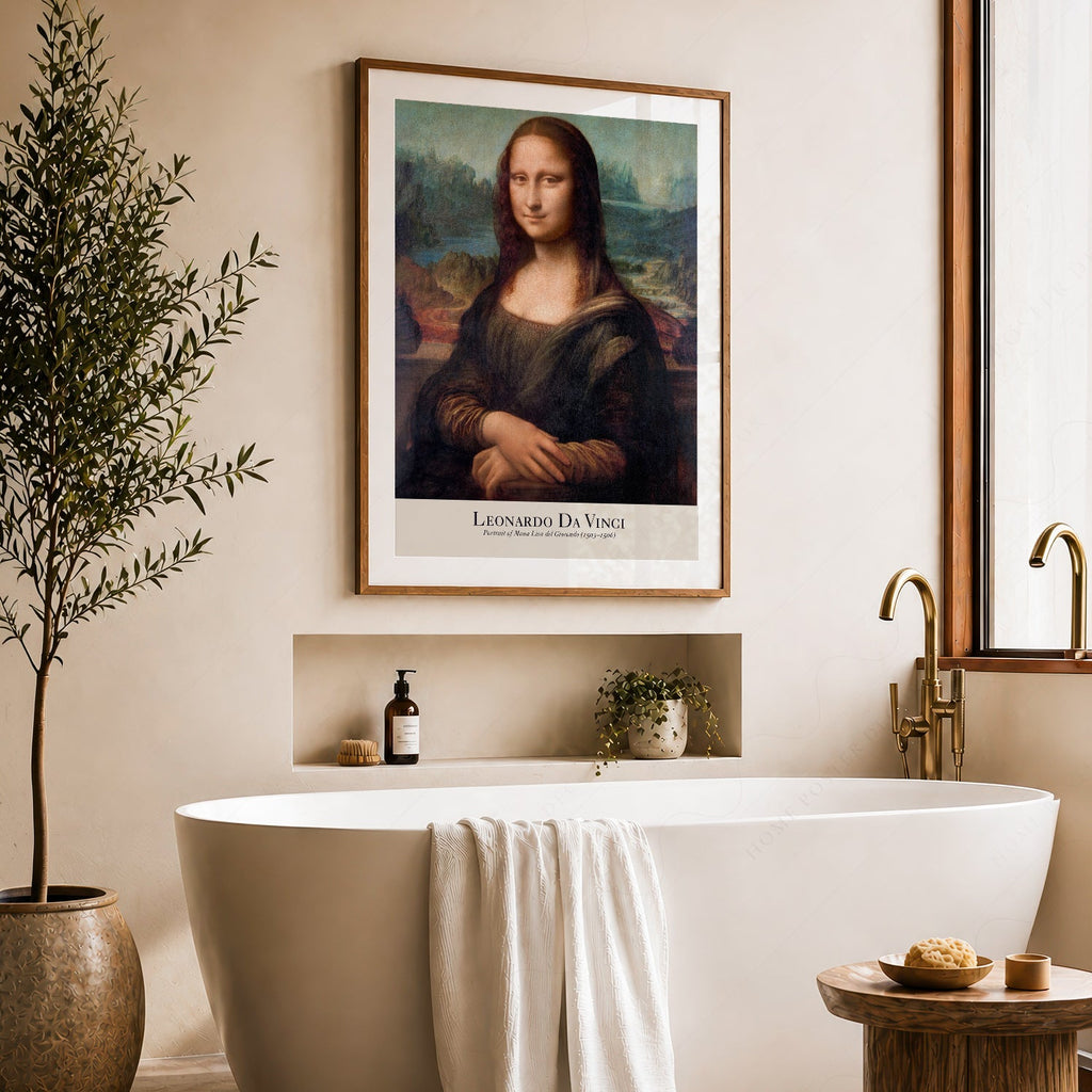 Leonardo da Vinci Mona Lisa Art Print – Renaissance Wall Art Poster