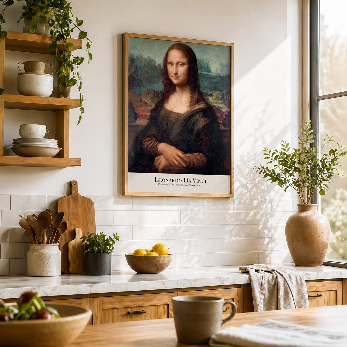 Leonardo da Vinci Mona Lisa Art Print – Renaissance Wall Art Poster