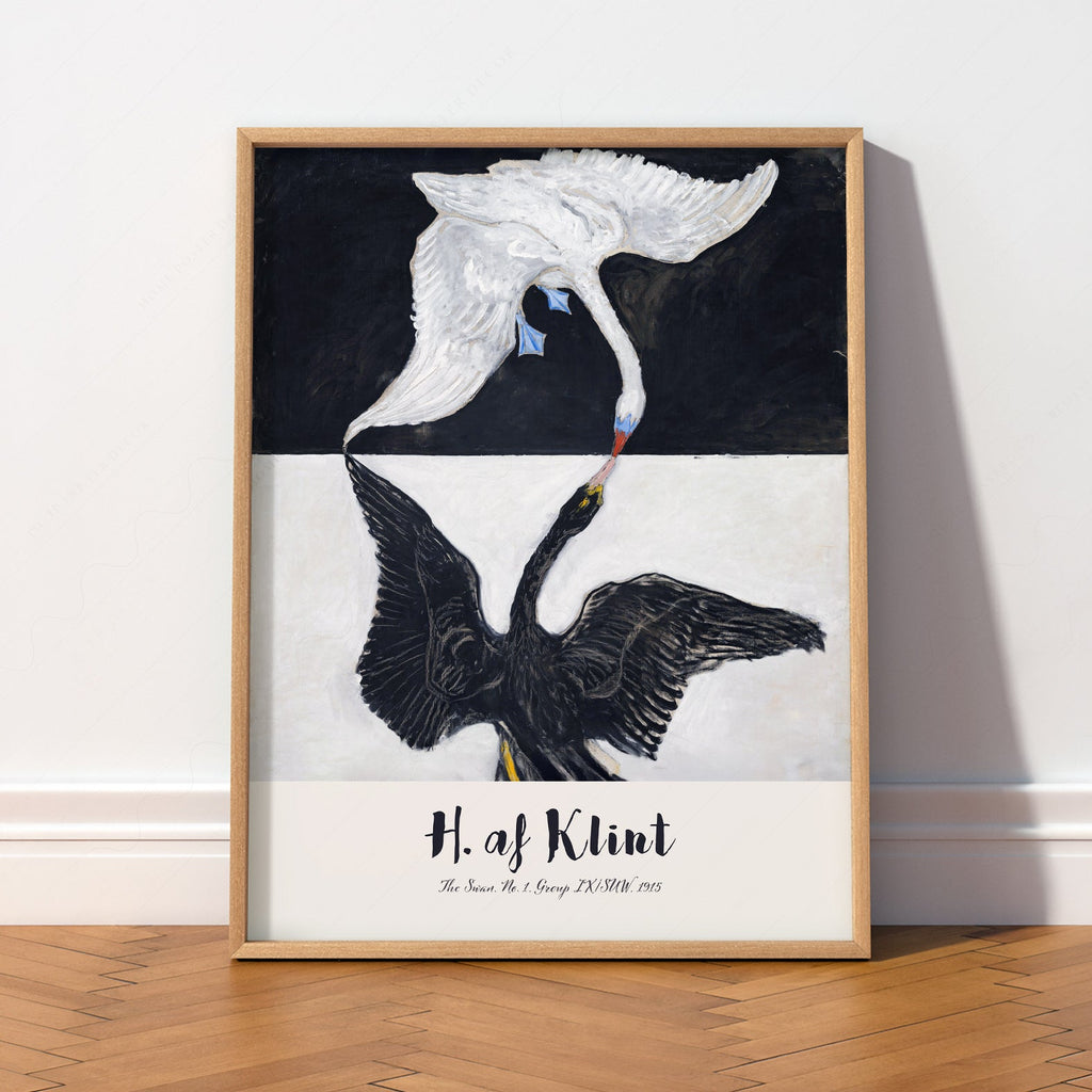 Hilma af Klint The Swan No. 1 Art Print – Abstract Bird Wall Art Poster