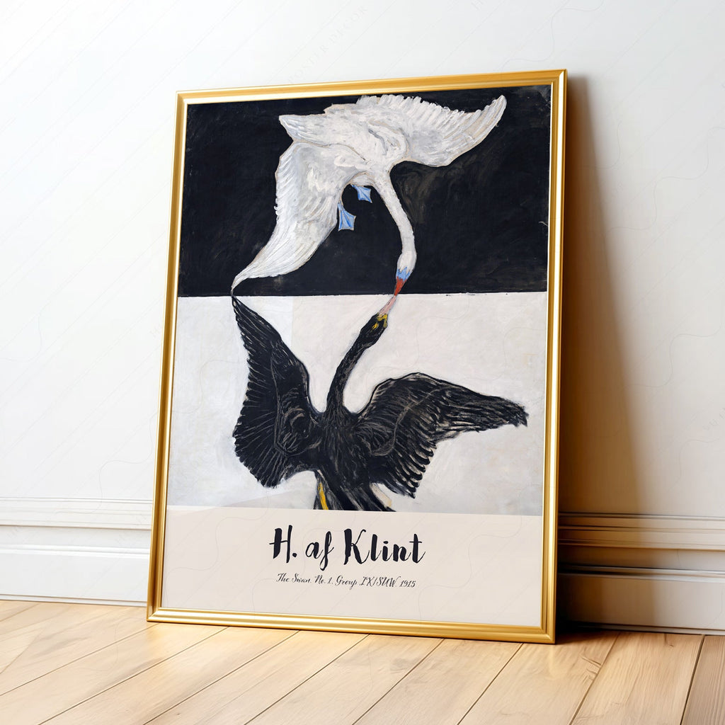 Hilma af Klint The Swan No. 1 Art Print – Abstract Bird Wall Art Poster