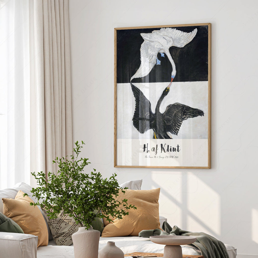 Hilma af Klint The Swan No. 1 Art Print – Abstract Bird Wall Art Poster