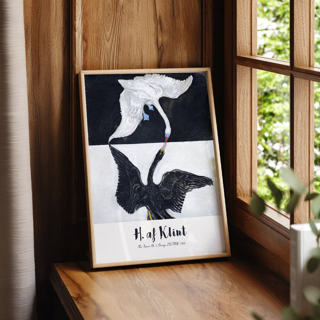 Hilma af Klint The Swan No. 1 Art Print – Abstract Bird Wall Art Poster