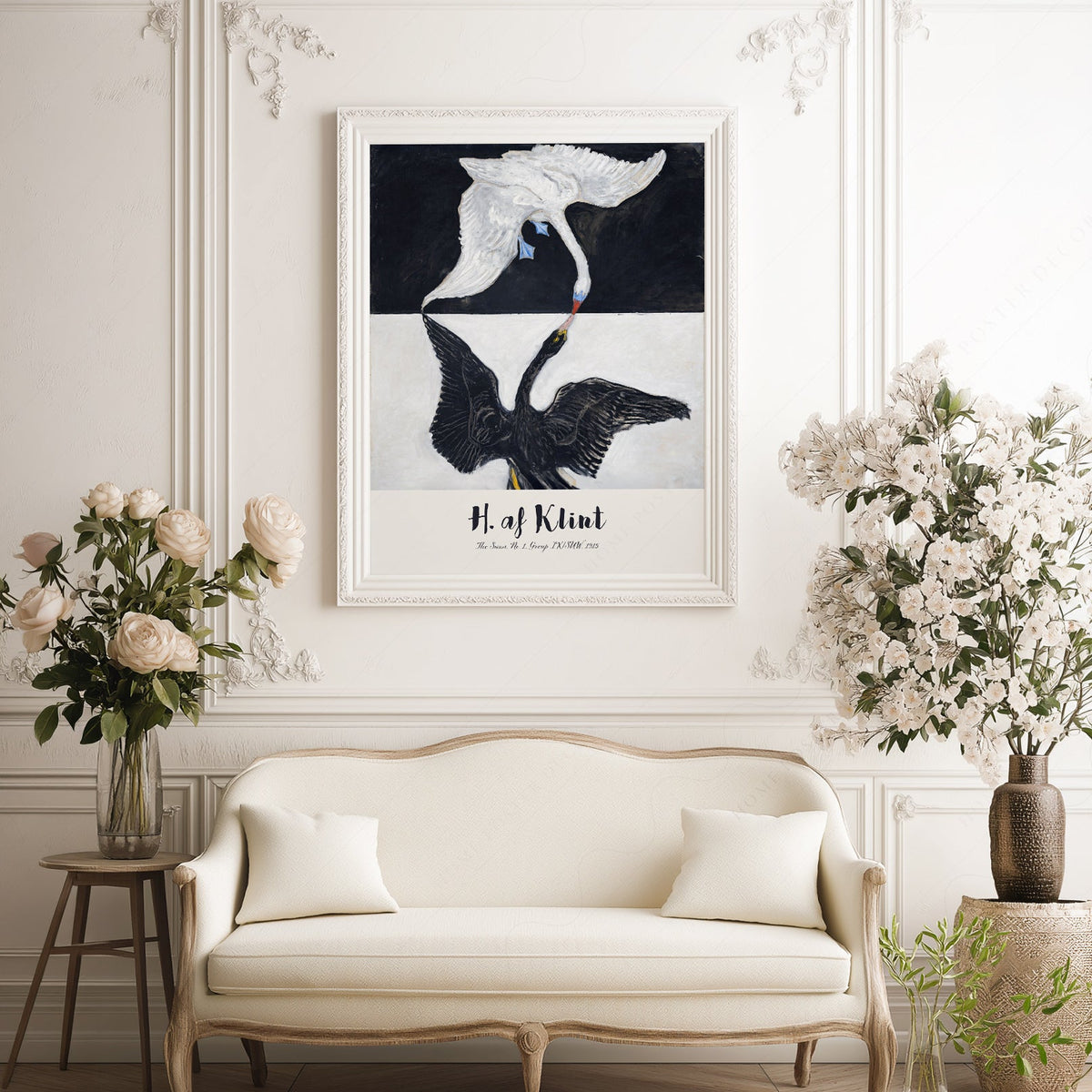 Hilma af Klint The Swan No. 1 Art Print – Abstract Bird Wall Art Poster